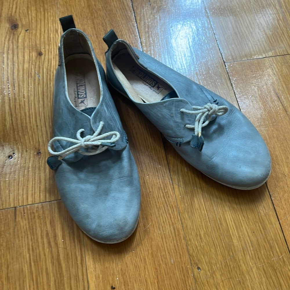Baby blue shoe